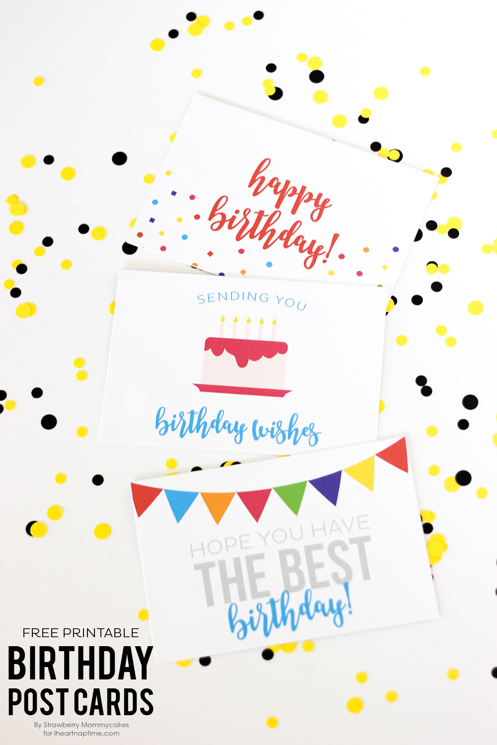 Free Birthday Card Printable
 Free Birthday Printables Eighteen25