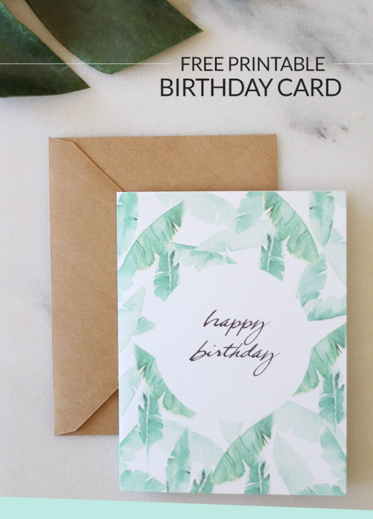 Free Birthday Card Printable
 Birthday Wishes Free Printable Birthday Card Design