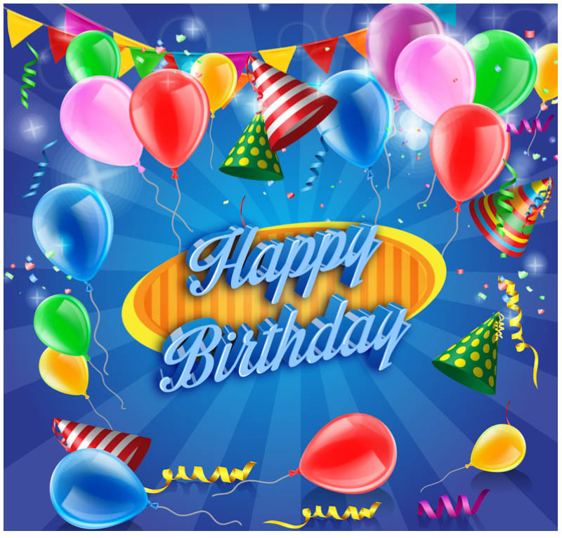 Free Birthday Cards Download
 FREE 10 Vector Birthday Celebration Greeting Cards for