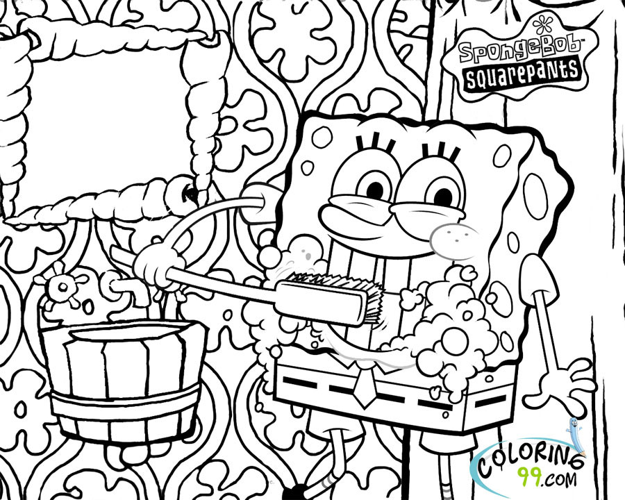 Free Printable Spongebob Coloring Pages
 Spongebob Squarepants Coloring Pages