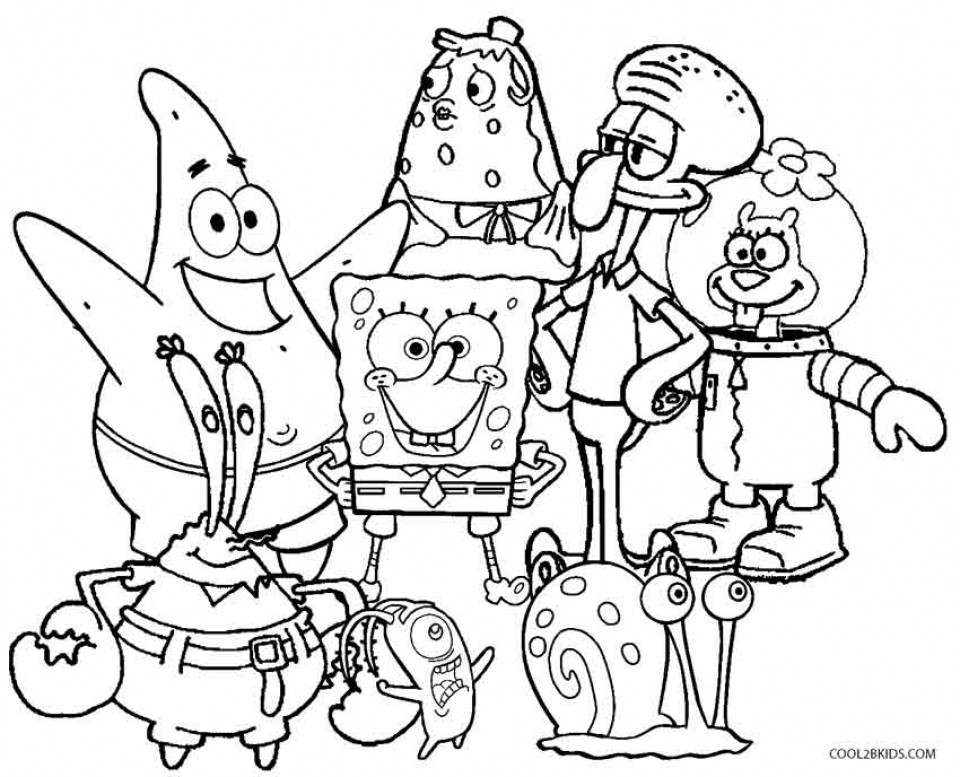 Free Printable Spongebob Coloring Pages
 Get This Printable Spongebob Squarepants Coloring Pages