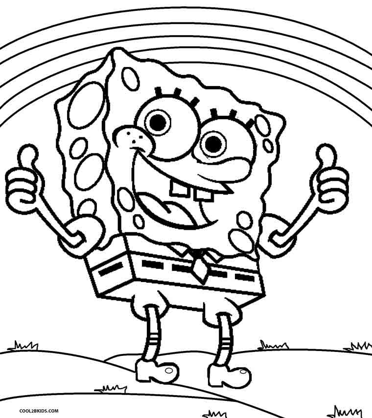 Free Printable Spongebob Coloring Pages
 Printable Spongebob Coloring Pages For Kids