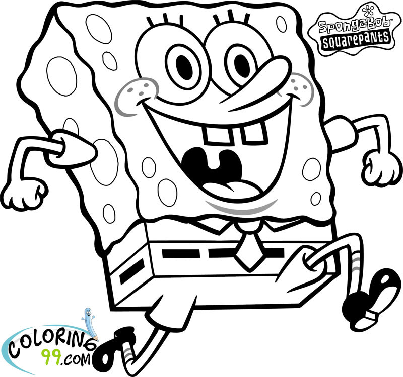 Free Printable Spongebob Coloring Pages
 Spongebob Squarepants Coloring Pages