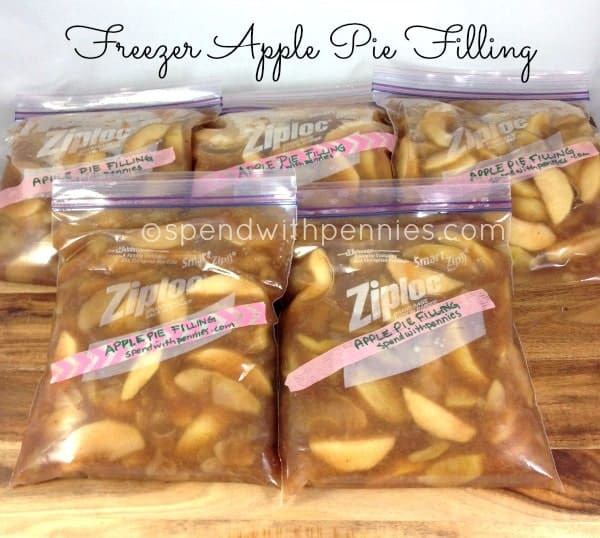 Freezer Apple Pie Filling
 Freezer Apple Pie Filling 4 5 Pies Spend With Pennies