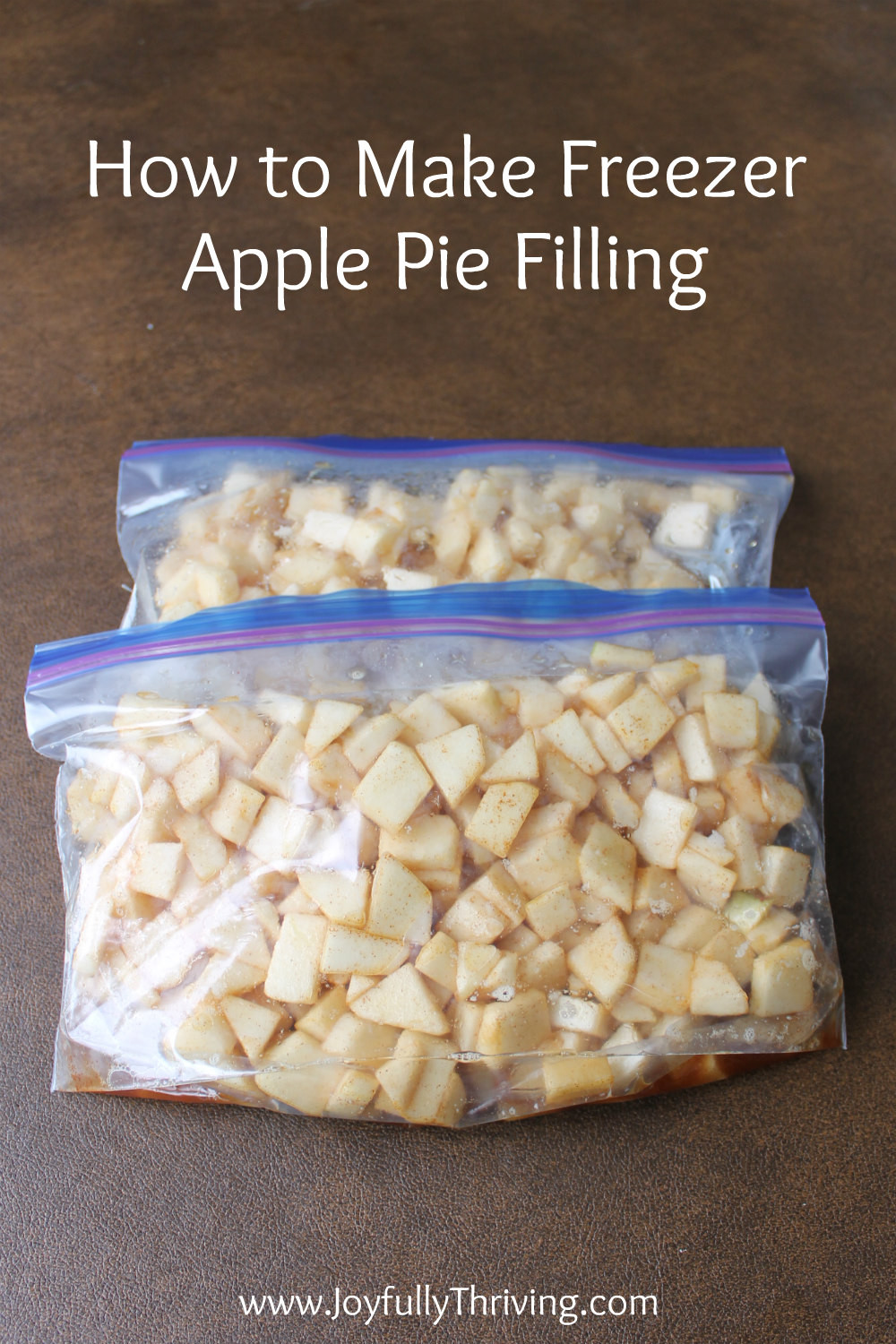 Freezer Apple Pie Filling
 How to Make Freezer Apple Pie Filling & Apple Pie Kits