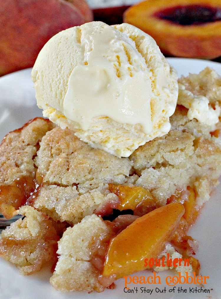 Fresh Southern Peach Cobbler
 Southern Peach Cobbler Can t Stay Out of the Kitchen