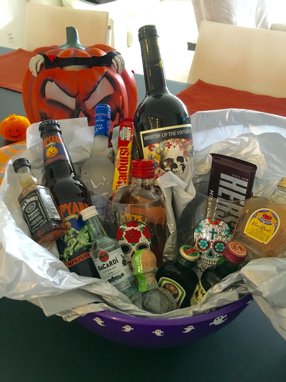 Fun Competition Ideas For Adults
 Adult Halloween Gift Basket Prize Halloween Fun