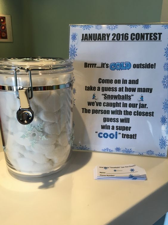 Fun Competition Ideas For Adults
 January contest