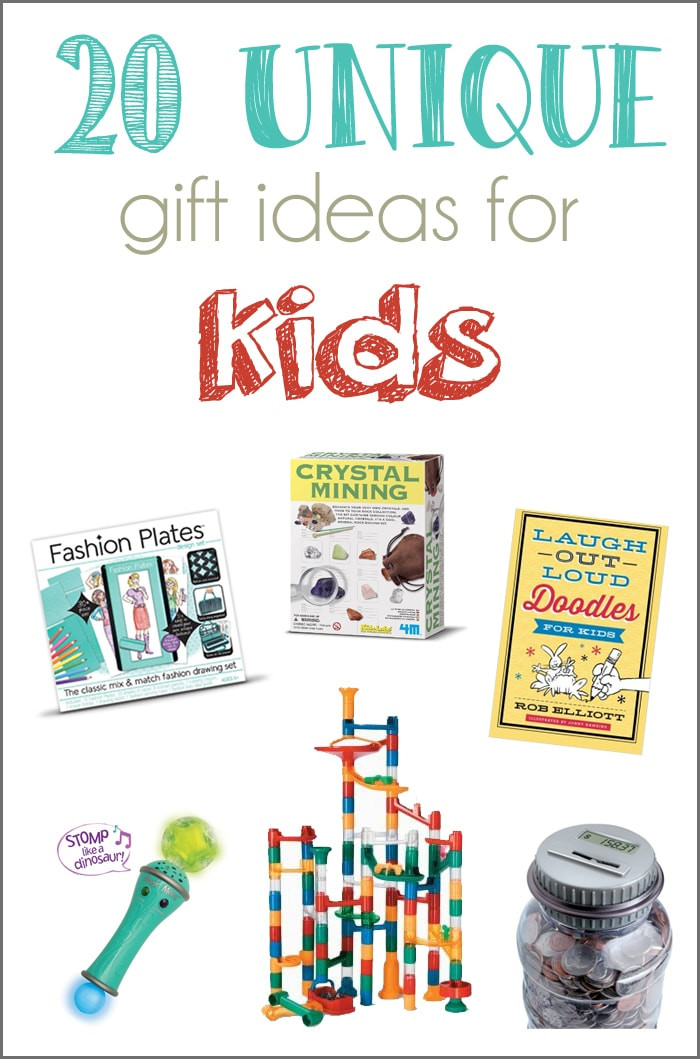 Fun Gift Ideas For Kids
 20 Unique Gift Ideas for Kids and a GIVEAWAY Cutesy Crafts