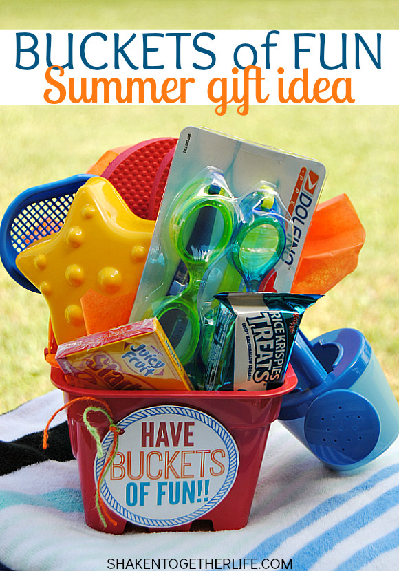 Fun Gift Ideas For Kids
 Buckets of Fun Summer Gift