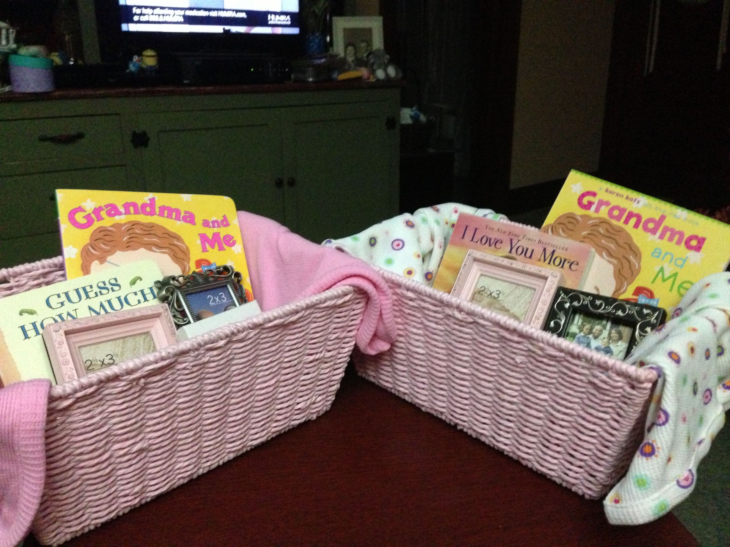 Gift Ideas For Grandma From Baby
 Grandmother baskets for a baby shower