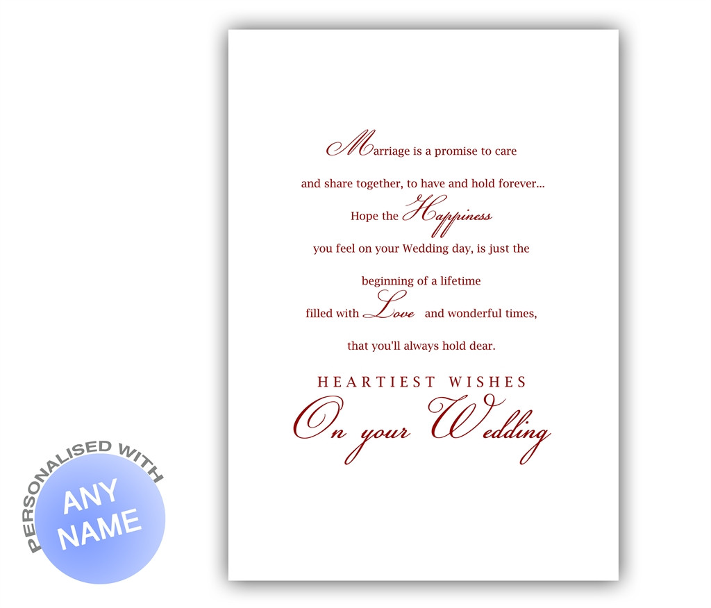Gift Message For Wedding
 Wedding t card messages SDAnimalHouse
