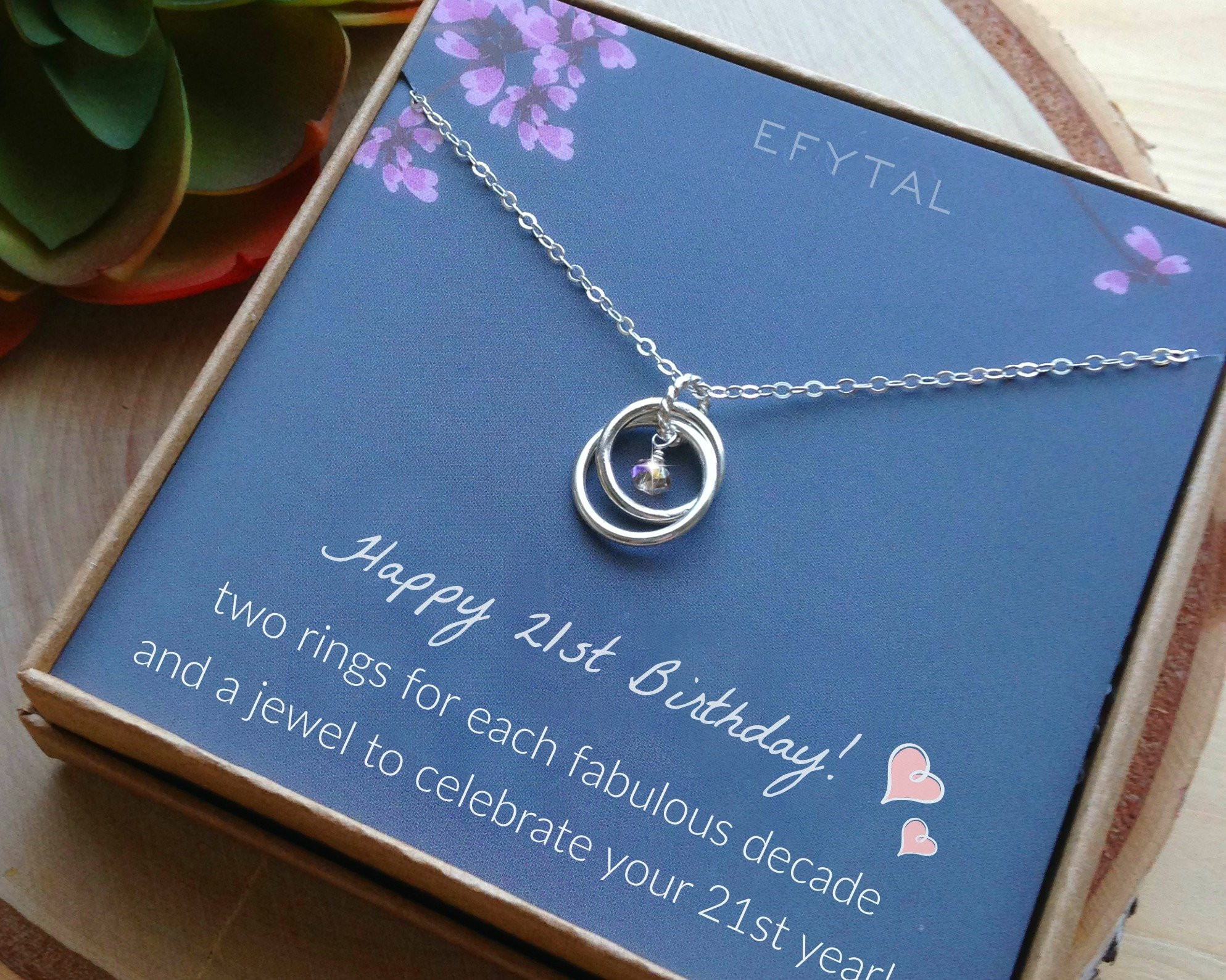 Gifts For 21st Birthday For Her
 21st Birthday Gifts for Her Sterling Silver 21 Year Old