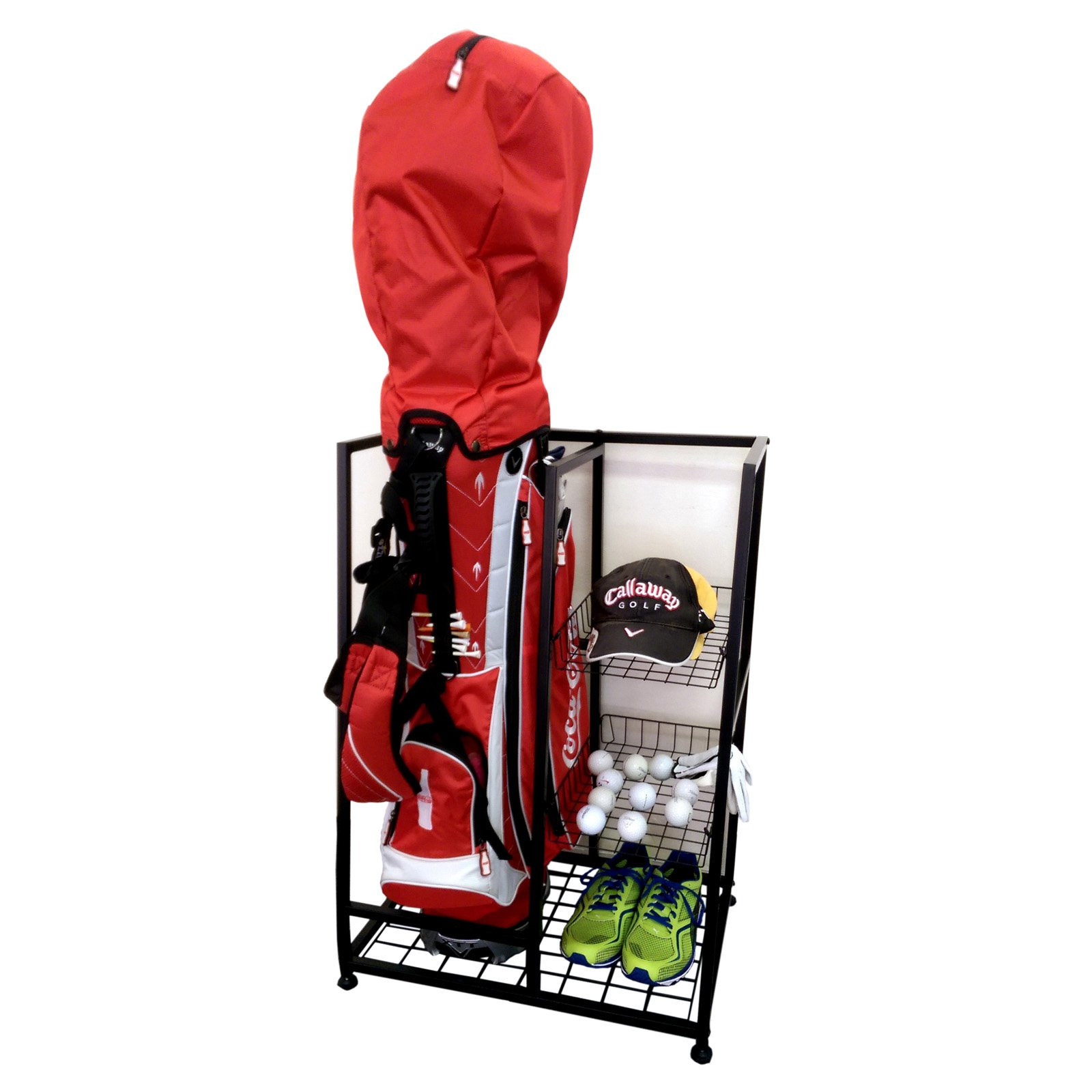 Golf Organizer For Garage
 Single Golf Bag Organizer Garage Accessories Equipment