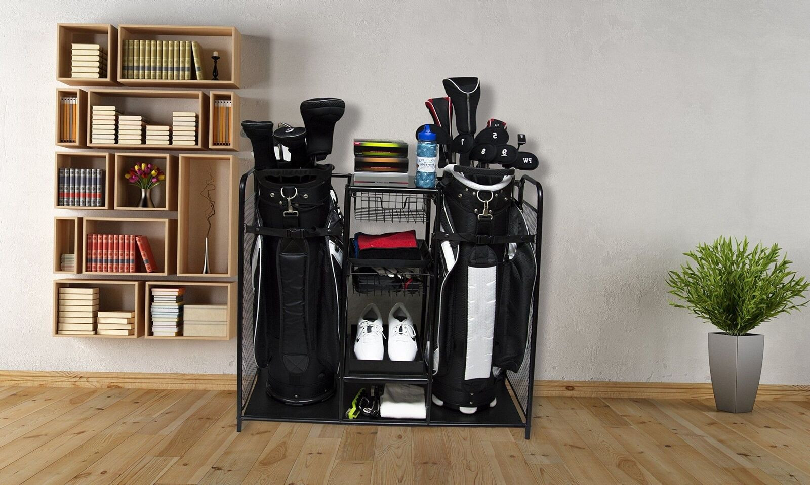 Golf Organizer For Garage
 Garage Storage Golf Club Rack