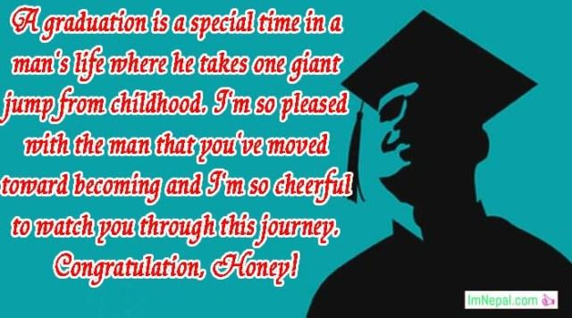 Graduation Quotes For Boyfriend
 Congratulations Message for Graduation For Boyfriend From