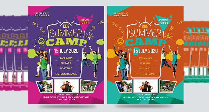 Graphic Design Summer Programs
 7 Summer Camp Flyer Designs