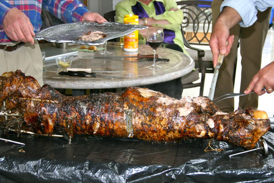 Greek Easter Lamb
 How to Roast a Whole Lamb on a Spit
