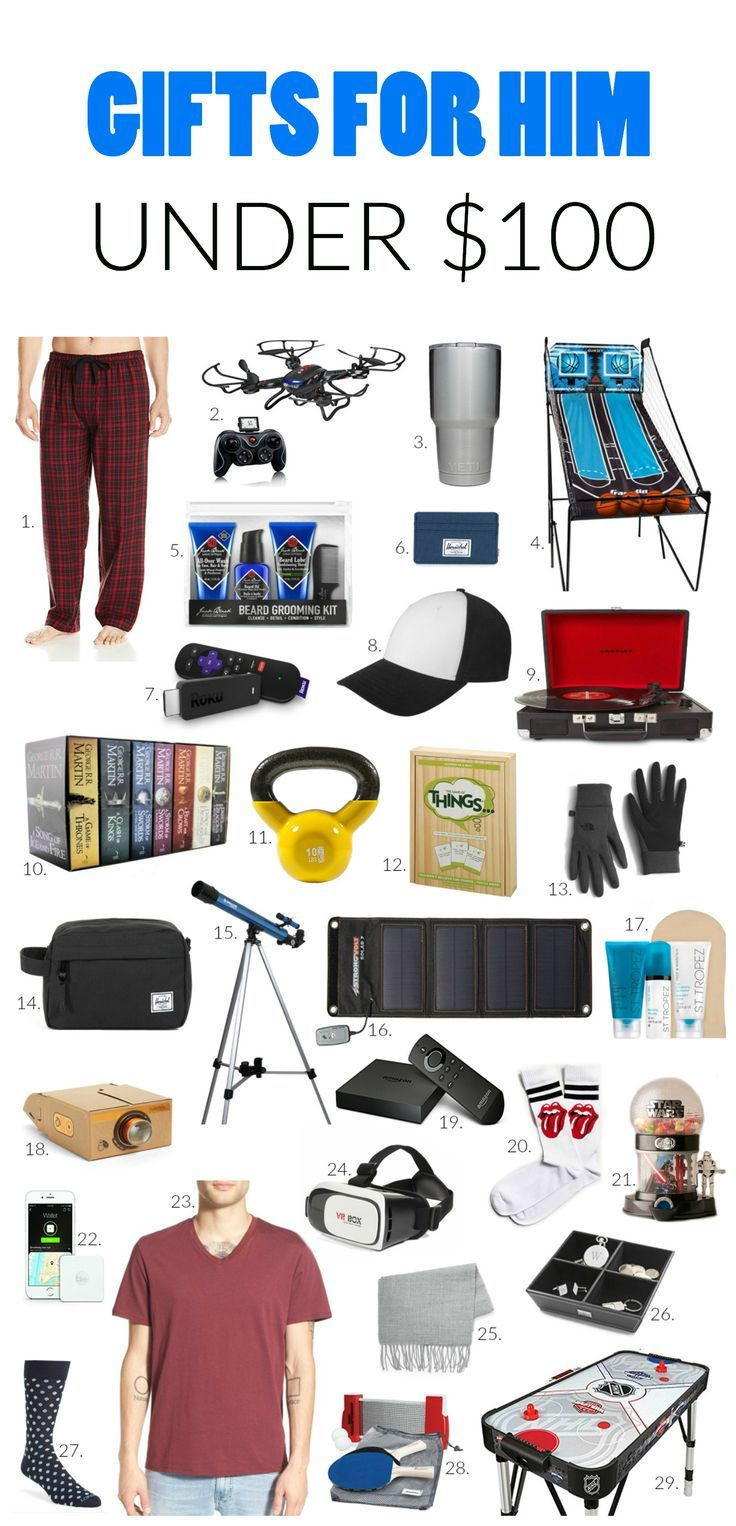 Guy Birthday Gifts
 Gift Ideas for Him Under $100