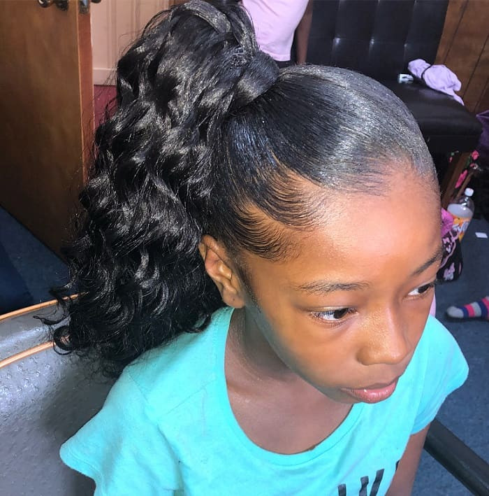 Hairstyles For Little Girls Black
 15 of The Cutest Ponytail Hairstyles for Little Black Girls