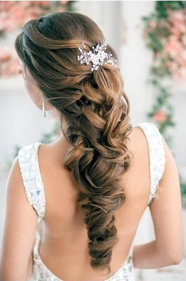 Half Up Half Down Wedding Hairstyles With Braids
 Elegant Wedding Hairstyles Half Up Half Down