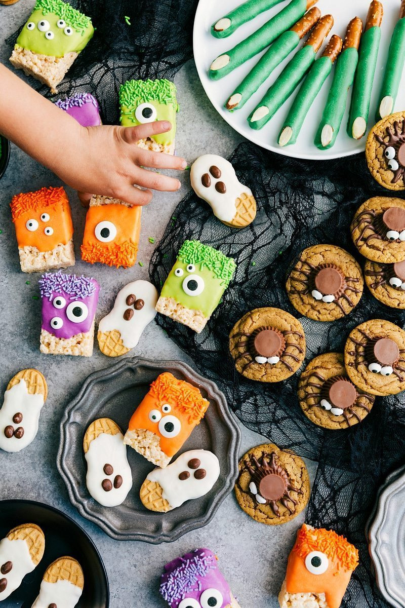 Halloween Cookies Pinterest
 3 ingre nt Halloween Treats