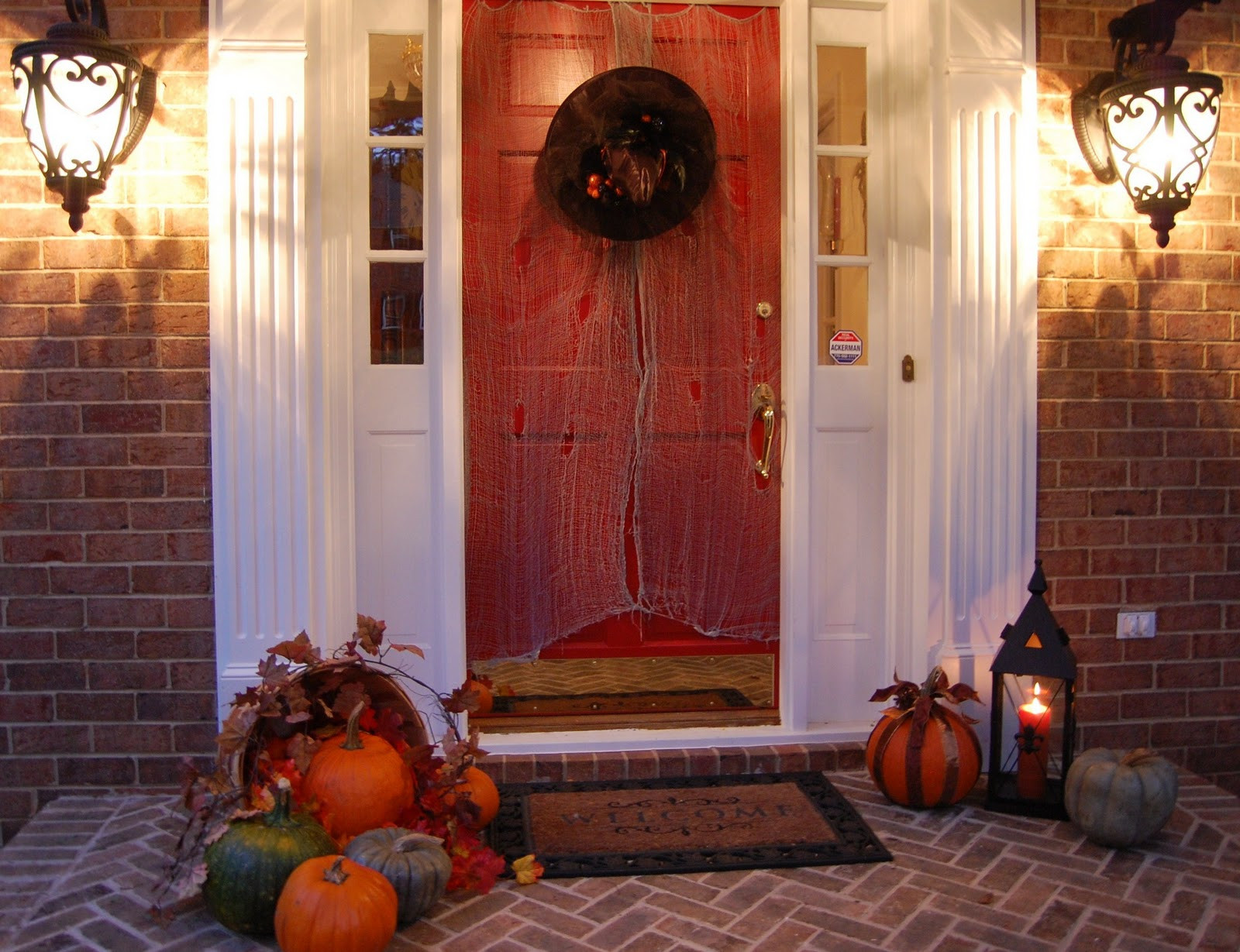 Halloween Front Porch
 Front Porch Decorated for Halloween