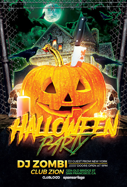 Halloween Party Flyer Ideas
 Best of Halloween Flyer Templates Free and Premium Flyer