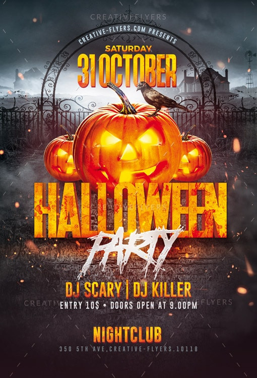 Halloween Party Flyer Ideas
 Download Halloween Party Flyer