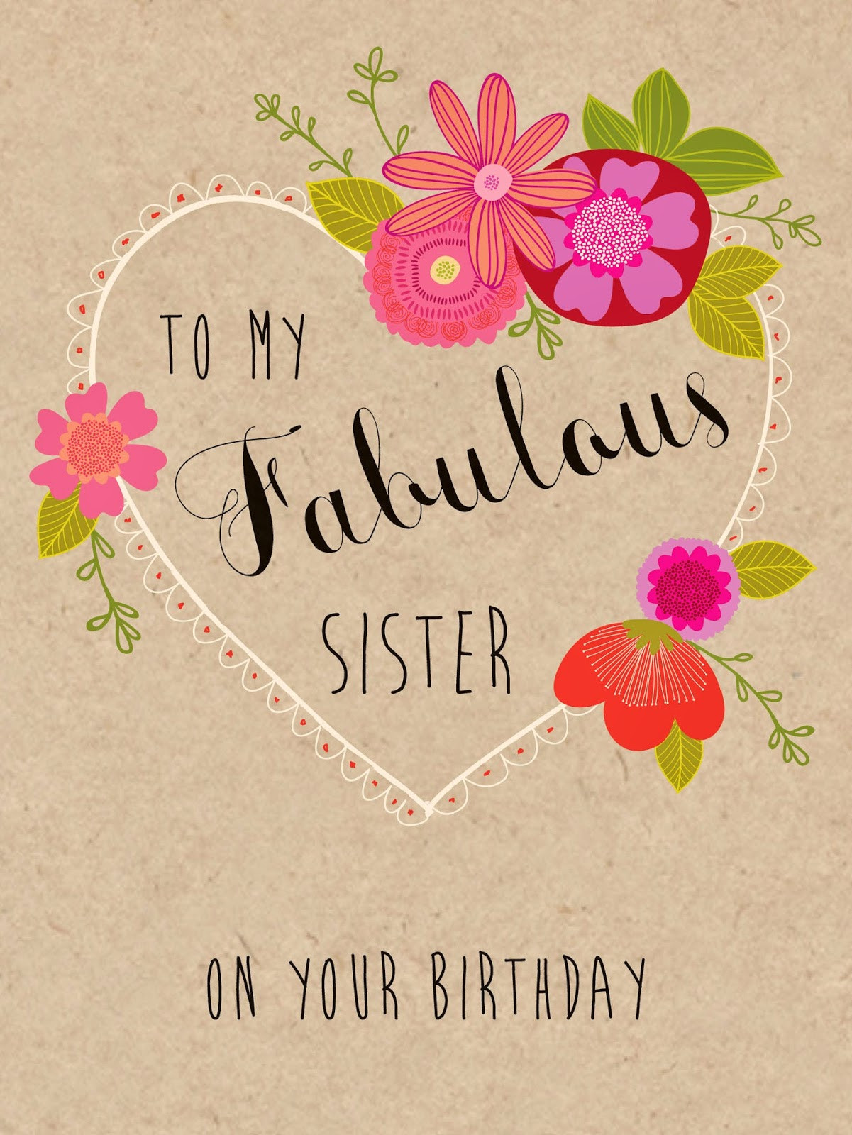 Happy Birthday Cards For Sister
 Happy Birthday Sister most 10 happy birthday sister pictures