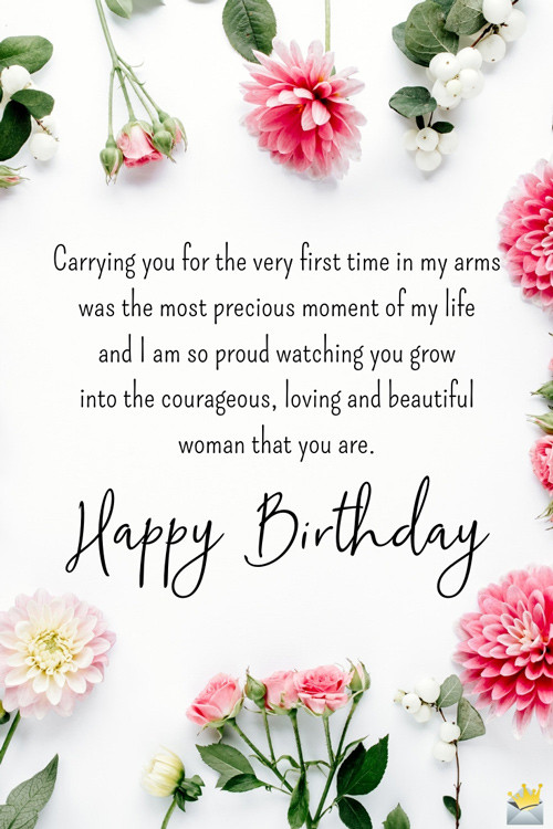 Happy Birthday Daughter Quotes
 Birthday Quotes for my Daughter