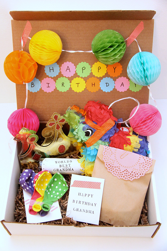 Happy Birthday Gift Ideas
 A Birthday In a Box Gift for Grandma Smashed Peas & Carrots