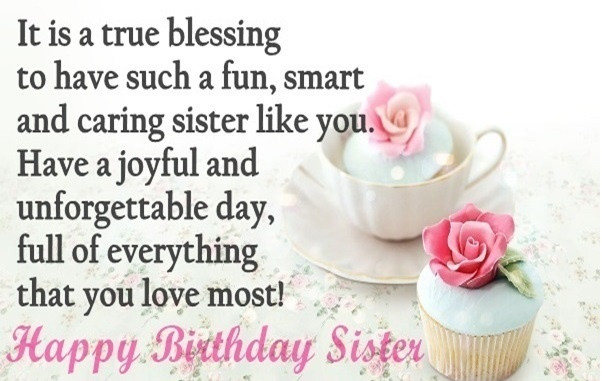 Happy Birthday Quotes Sister
 Birthday Quotes for Sister Cute Happy Birthday Sister Quotes