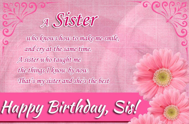Happy Birthday Quotes Sister
 Happy Birthday quotes for Sister ts images This Blog