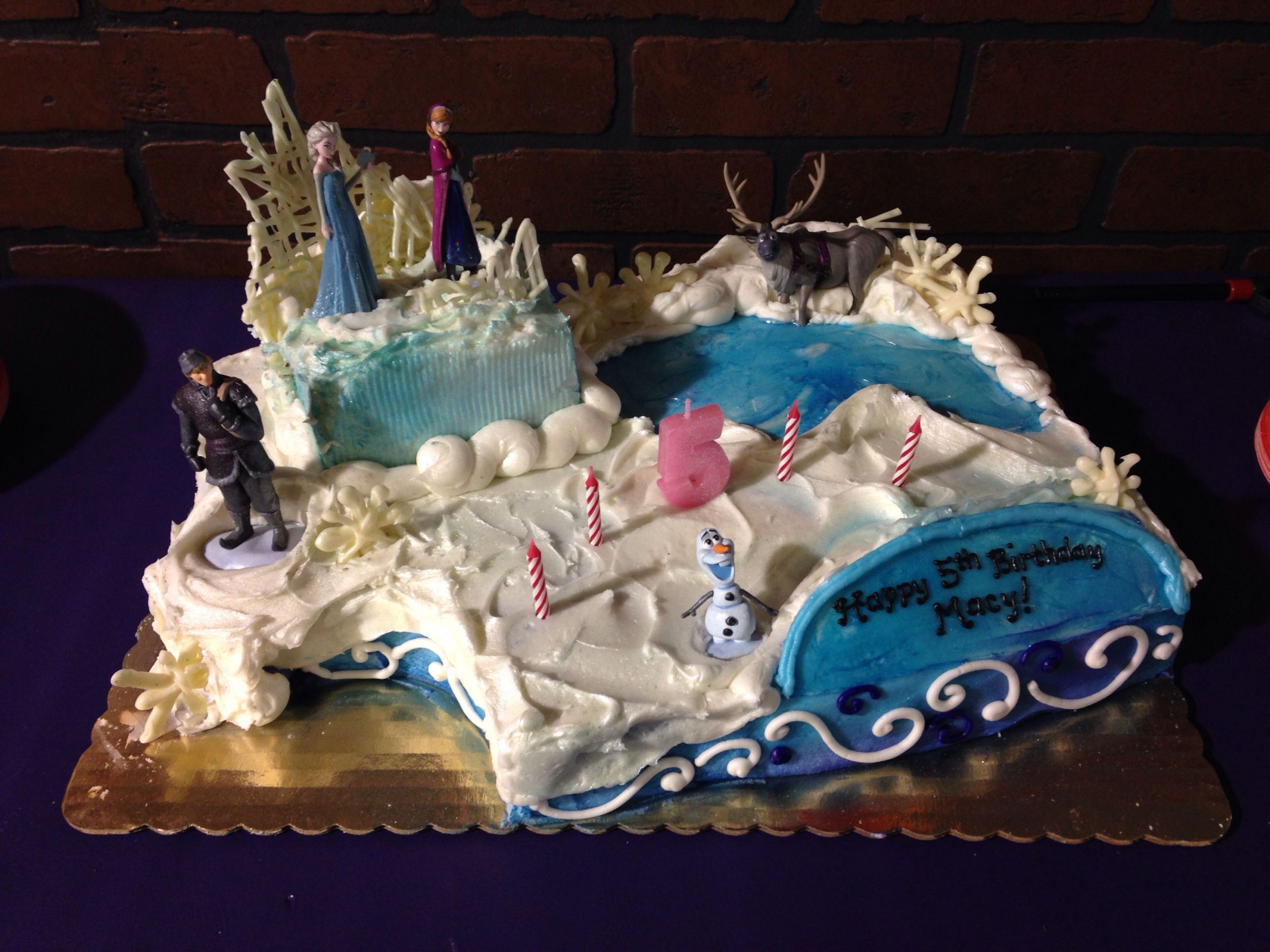 Harris Teeter Birthday Cakes
 Frozen birthday cake Characters came from the Disney