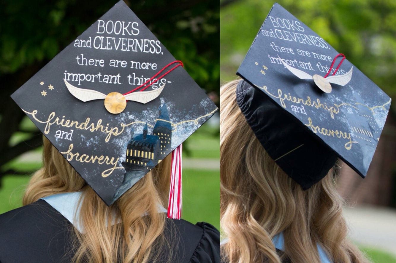 Harry Potter Graduation Quotes
 Harry Potter Graduation Cap Hermione Granger Quote