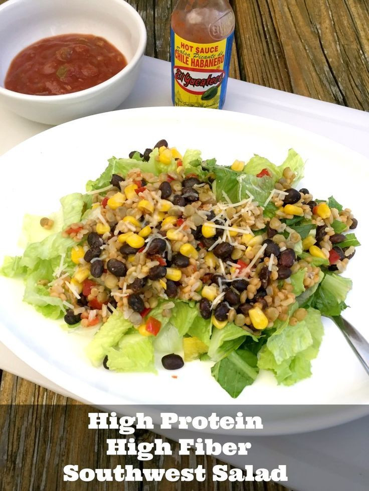 High Fiber Recipes For Weight Loss
 High Protein High Fiber Southwest Salad Recipe
