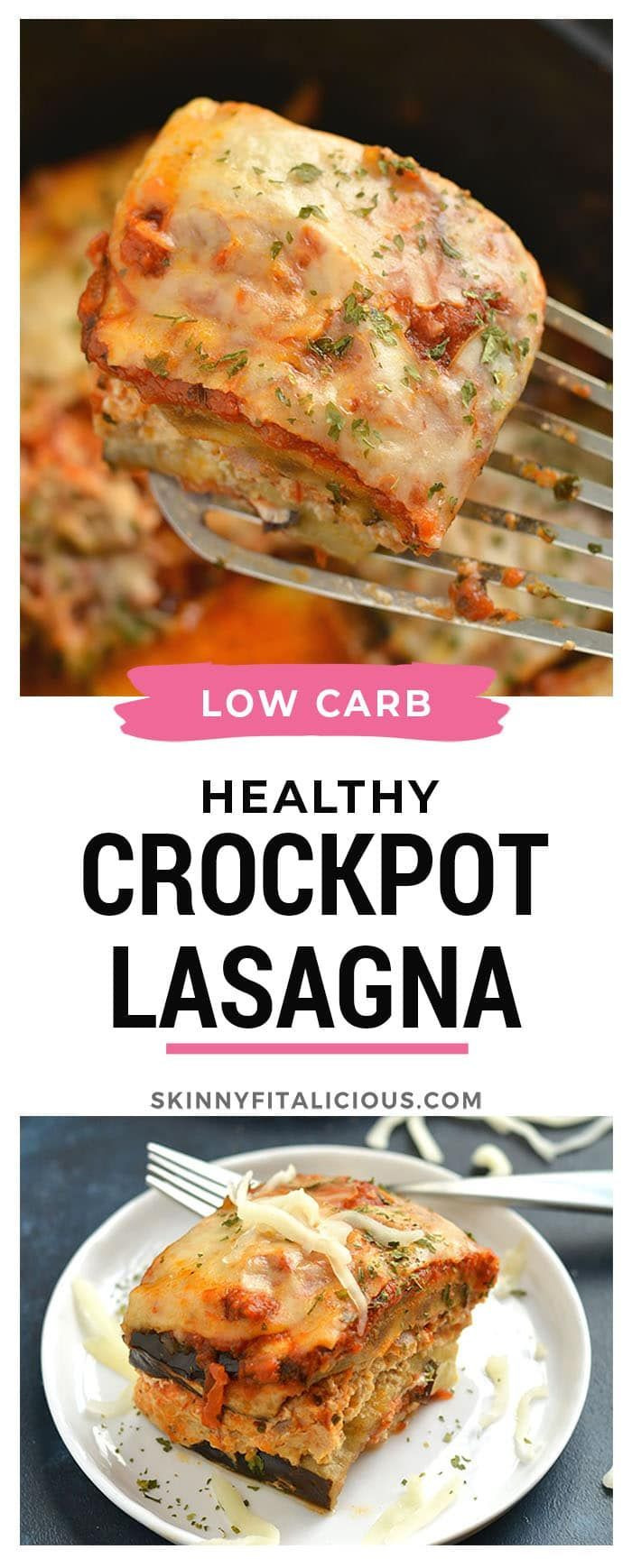 High Protein Low Carb Slow Cooker Recipes
 Low Carb Crockpot Lasagna Delicious high protein and