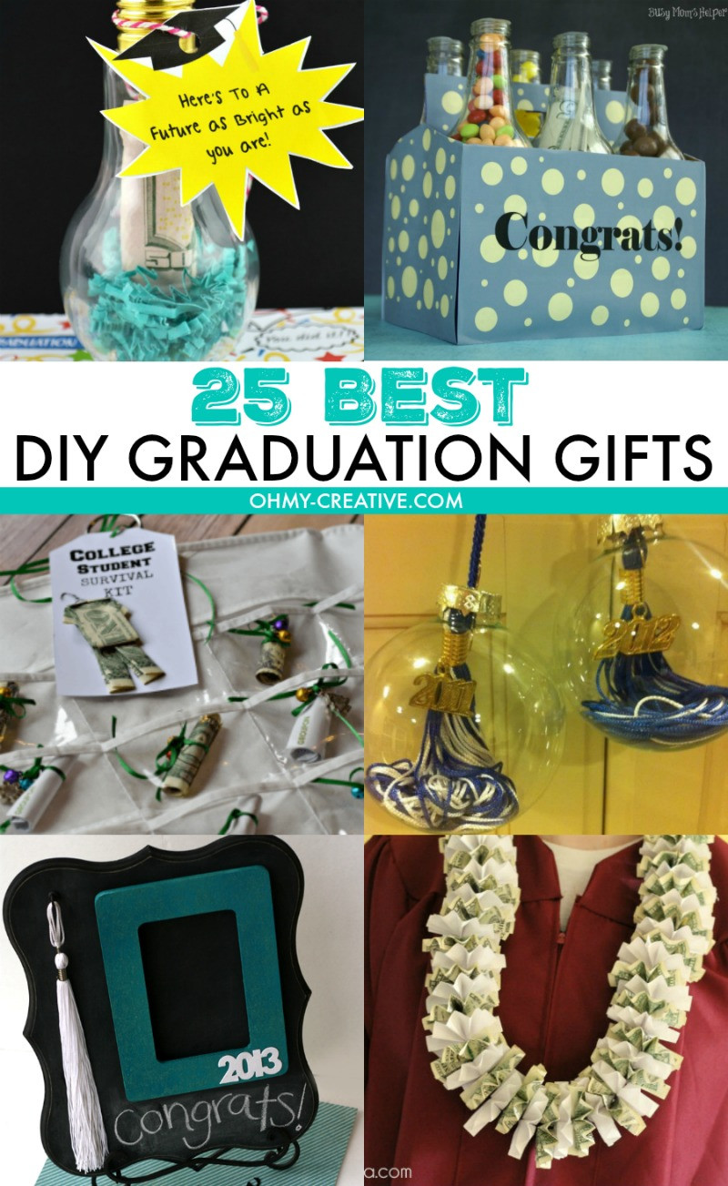 High School Graduation Gift Ideas For Her
 25 Best DIY Graduation Gifts Oh My Creative