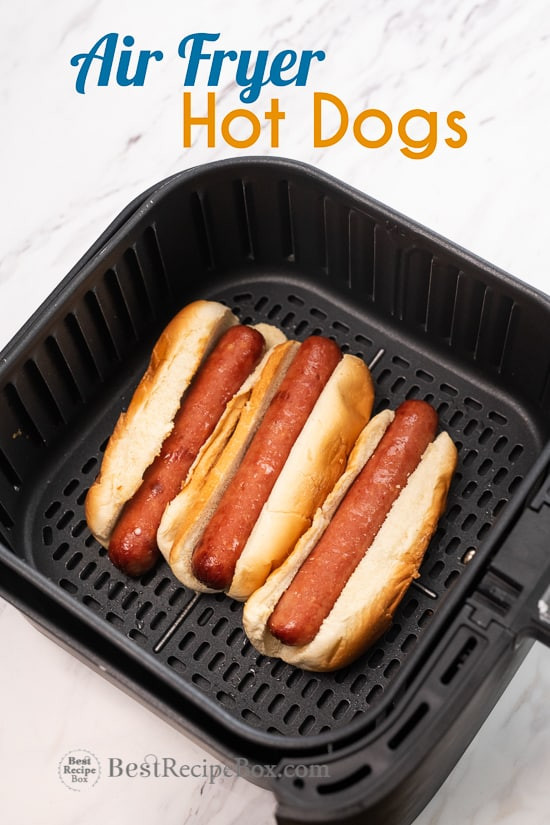Hot Dogs In An Air Fryer
 Easy Air Fryer Hot Dogs In 10 minutes
