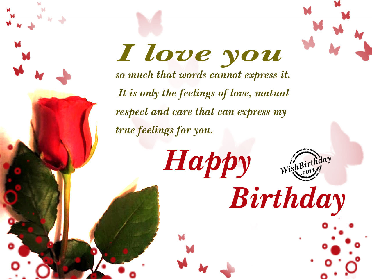 I Love You Happy Birthday Quotes
 Happy Birthday Indu Di