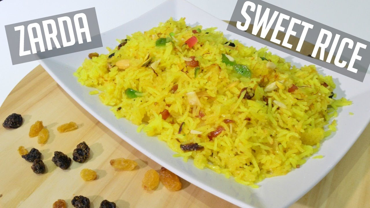 Indian Rice Dessert
 How to Make Zarda Recipe Indian Sweet Rice Indian