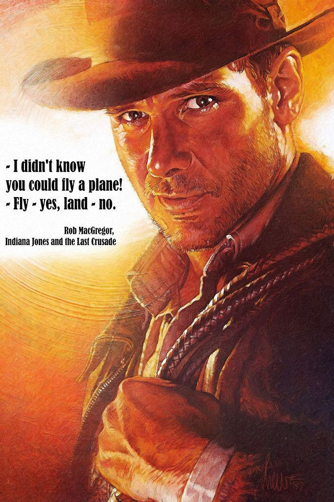 Indiana Jones And The Last Crusade Quotes
 Indiana Jones Quotes Classic Old Movie Poster