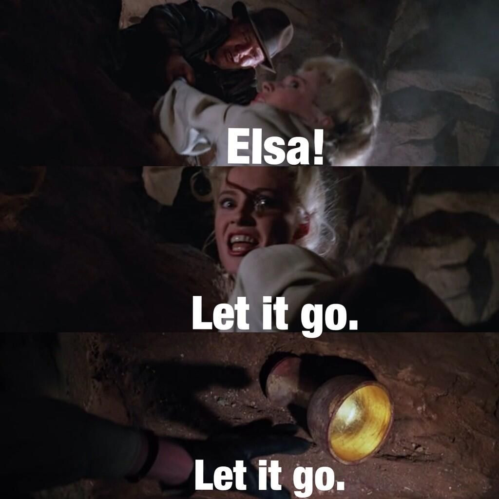Indiana Jones And The Last Crusade Quotes
 indiana jones elsa let it go Google Search