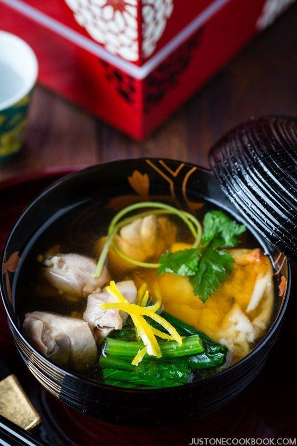 Japanese New Year Food Recipes
 Ozoni お雑煮 Japanese New Year Mochi Soup Kanto Style