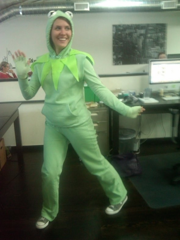 Kermit Costume DIY
 54 best Trunk or Treat images on Pinterest