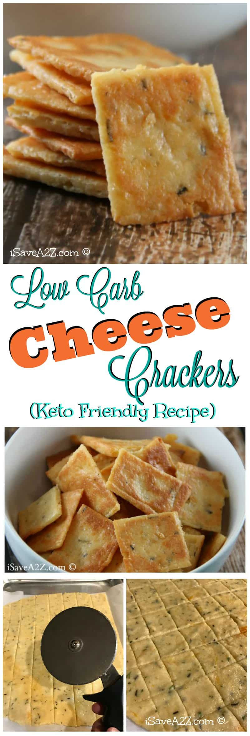 Keto Crackers Recipe
 Low Carb Cheese Crackers Recipe Keto Friendly iSaveA2Z