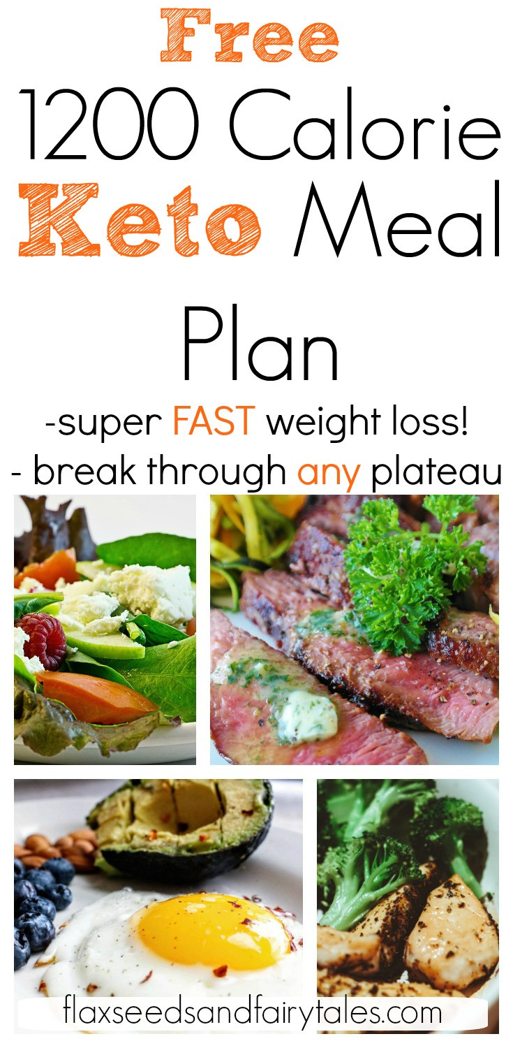 Keto Diet Calories
 1200 Calorie Keto Meal Plan FREE 1 Week Plan for Fast