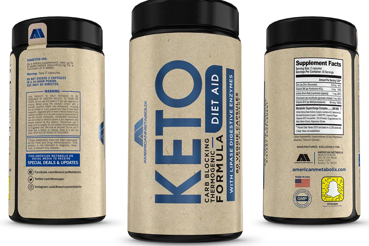 Keto Thermo Diet
 American Metabolix launches its carb blocking thermo Keto