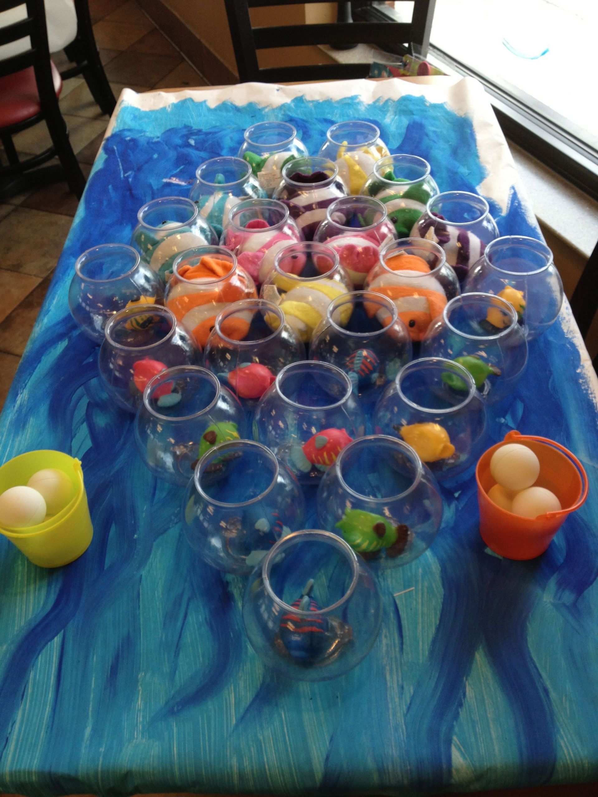 Kids Fish Birthday Party
 This fun under the sea themed game was found online at a